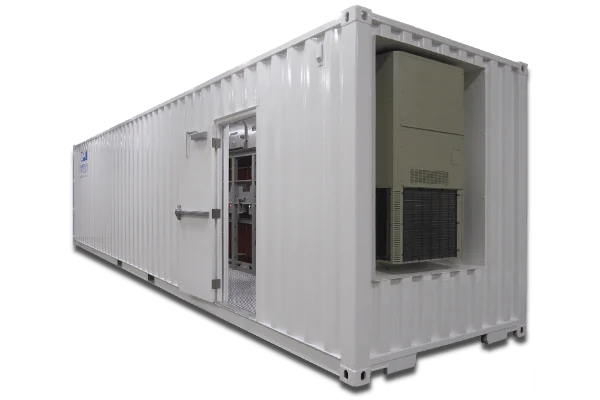 PwrContainerR-Quick-Ship-Rapid-Deployment-Switchgear-Exterior-with-HVAC-Unit-APT-Power